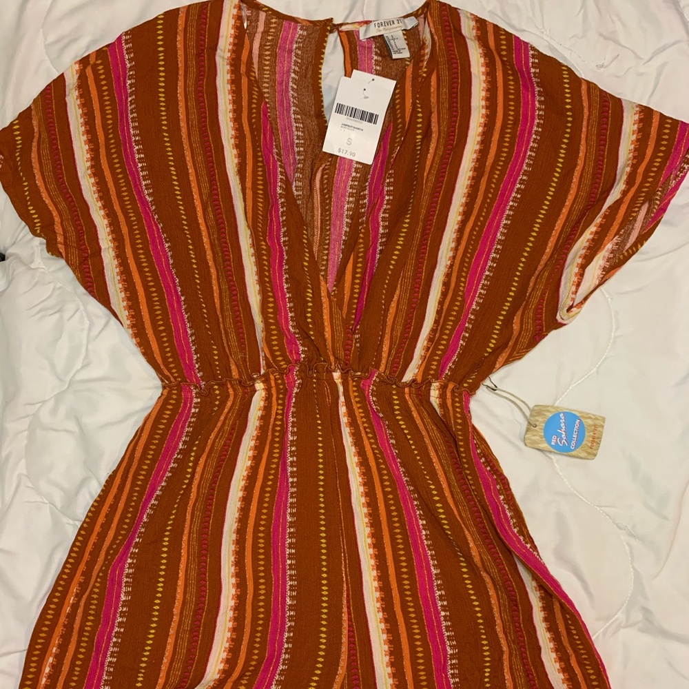 Forever 21 Rust Jumpsuit Romper